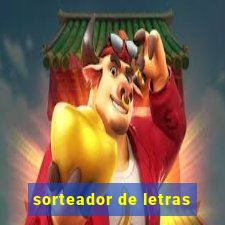 sorteador de letras